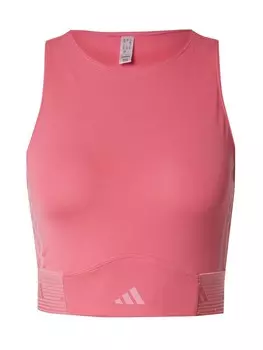 Спортивный топ ADIDAS PERFORMANCE Sports Top Hyperglam, цвет Pink/Light pink