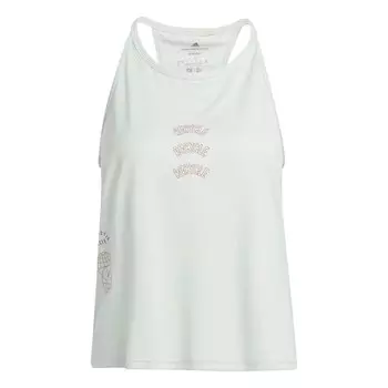 Спортивный топ Adidas, зеленый