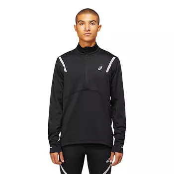 Спортивный топ Asics Lite-Show Winter 1/2 Zip, черный