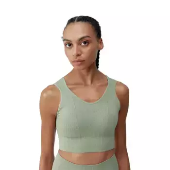 Спортивный топ Born Living Yoga Annapurna medium support, зеленый
