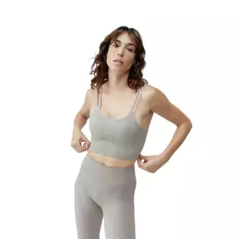 Спортивный топ Born Living Yoga Blume medium support, серый