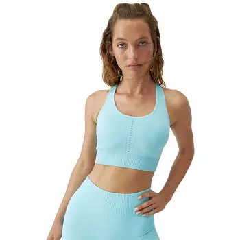 Спортивный топ Born Living Yoga By Vikika Rival High Support Seamless, синий