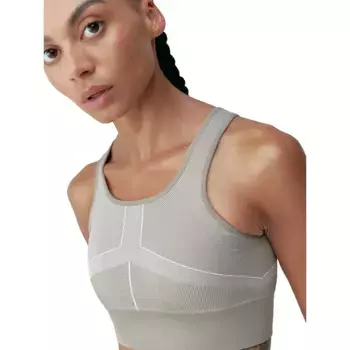 Спортивный топ Born Living Yoga Cara high support, серый