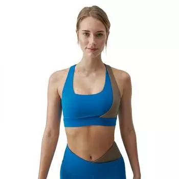 Спортивный топ Born Living Yoga Cleo Medium-High Support, синий