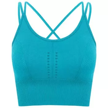 Спортивный топ Born Living Yoga India Seamless, синий