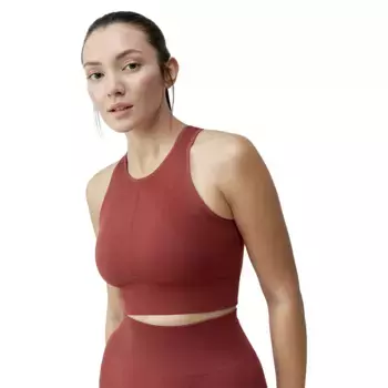 Спортивный топ Born Living Yoga Keila seamless medium-high support, красный