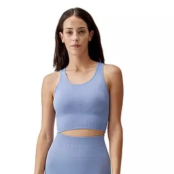 Спортивный топ Born Living Yoga Laia Medium Support Seamless, синий