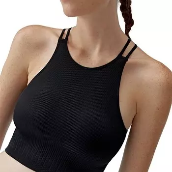 Спортивный топ Born Living Yoga Naia Seamless, черный