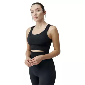 Спортивный топ Born Living Yoga Nina seamless high support, черный
