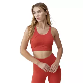 Спортивный топ Born Living Yoga Saril medium-high support, оранжевый