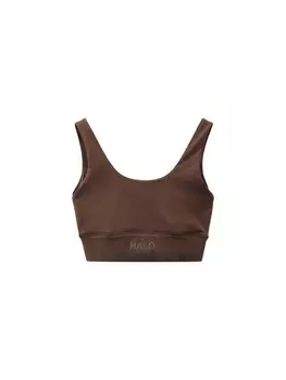 Спортивный топ-бралетт HALO, коричневый