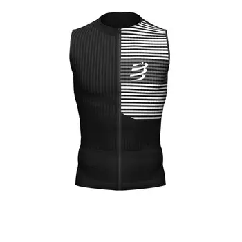 Спортивный топ Compressport Triathlon Postural Tank, черный