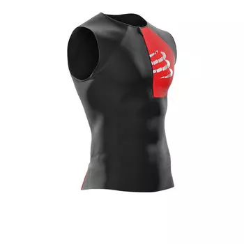 Спортивный топ Compressport Triathlon Postural Tank, черный