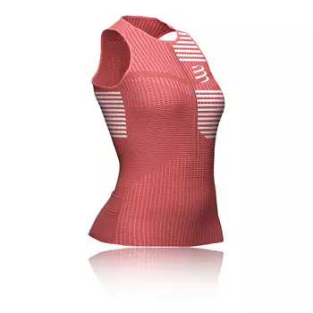 Спортивный топ Compressport Triathlon Postural Tank, оранжевый