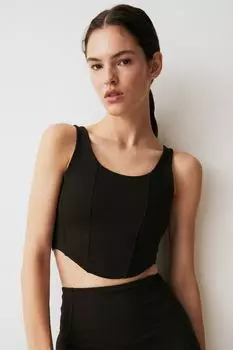 Спортивный топ DryMove в корсетном стиле H&M