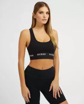 Спортивный топ ECO Стрейч Guess, чёрный