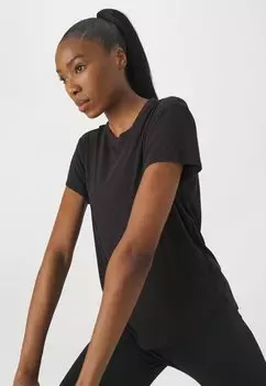 Спортивный топ Essential Tee HOKA, черный