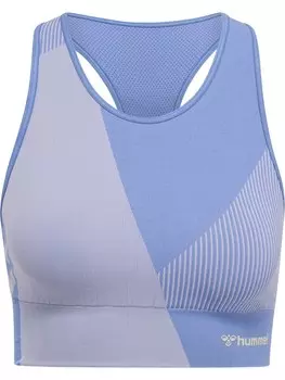 Спортивный топ Hummel, цвет Smoke blue/Pastel purple