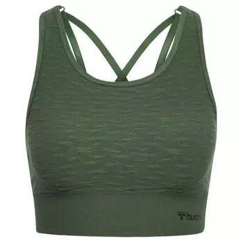 Спортивный топ Hummel MT Focus, зеленый