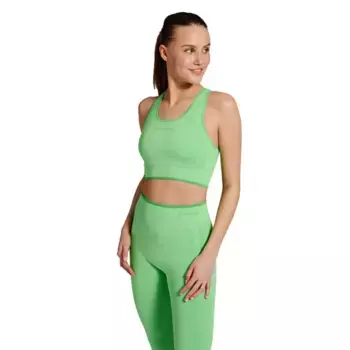 Спортивный топ Hummel MT Una seamless, зеленый