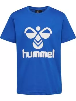 Спортивный топ Hummel Performance Shirt, синий деним