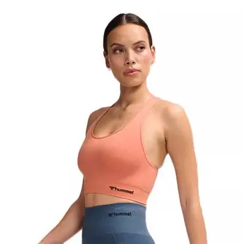 Спортивный топ Hummel TIF Seamless, оранжевый