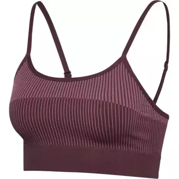 Спортивный топ Hummel Yoga Seamless low support, фиолетовый