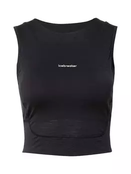 Спортивный топ Icebreaker, черный