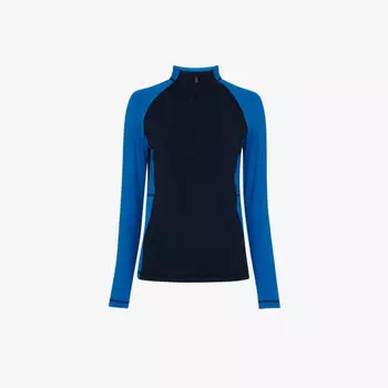 Спортивный топ из переработанного нейлона со вставками Whistles, мультиколор