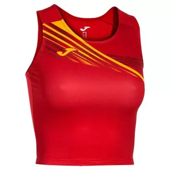 Спортивный топ женский Joma Elite X с принтом, красный