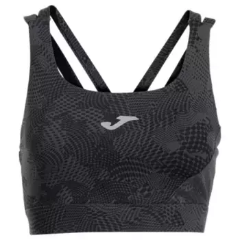 Спортивный топ Joma R-City medium support, черный