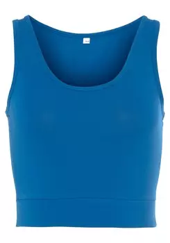 Спортивный топ Lascana, синий