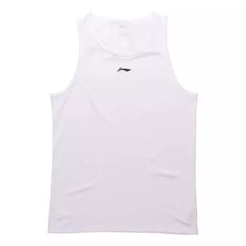 Спортивный топ Li-Ning Basic Logo Tank 'White' AVSR067-2, белый
