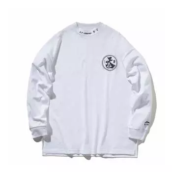 Спортивный топ Li-Ning Casual Sports Loose Long Sleeves Top 'White' AHSP691-1, белый