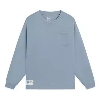 Спортивный топ Li-Ning Long Sleeve Relaxed Top 'Blue' AHSS751-4, синий