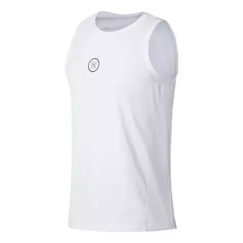 Спортивный топ Li-Ning Way Of Wade Logo Basketball Tank 'White' AAYS039-2, белый