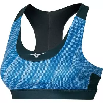 Спортивный топ Mizuno Alpha Medium Support, синий