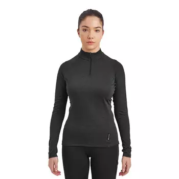 Спортивный топ Montane Dart Zip Neck, черный