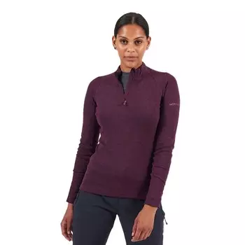Спортивный топ Montane Primino 140 Zip Neck, фиолетовый