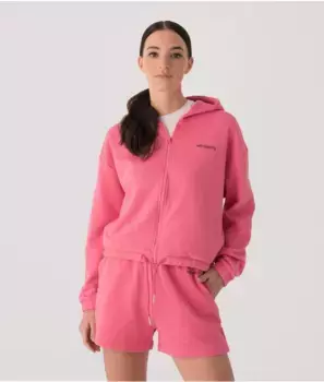 Спортивный топ на молнии Ginger Retro Jeans, розовый