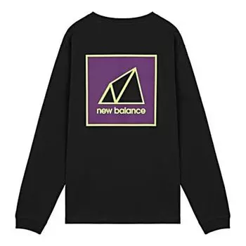 Спортивный топ New Balance All Terrain Long Sleeve Top 'Black Purple' MT11584-BK, черный