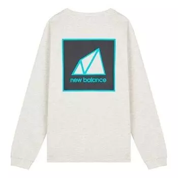 Спортивный топ New Balance All Terrain Long Sleeve Top 'White Blue' MT11584-SAH, белый