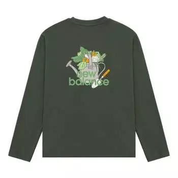 Спортивный топ New Balance Logo Graphic Print Top 'Green' AMT31329-DON, зеленый