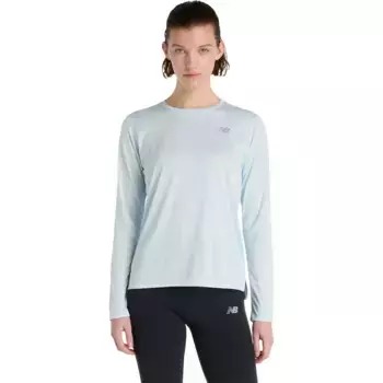 Спортивный топ New Balance Sport Essentials Long Sleeve, серый