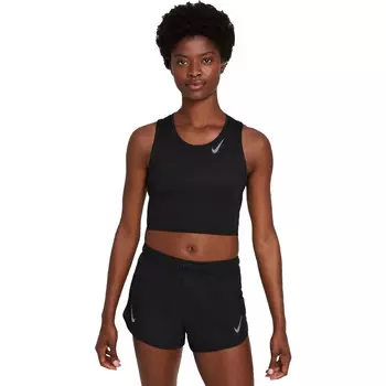 Спортивный топ Nike Dri-FIT Race Running Crop, черный