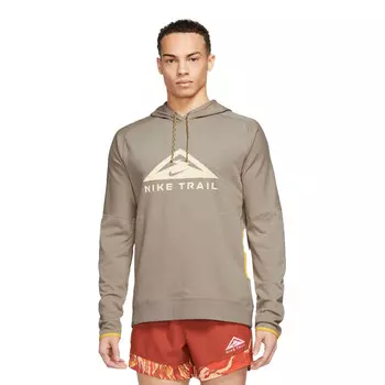 Спортивный топ Nike Trail Magic Hour Trail Running Hooded, коричневый