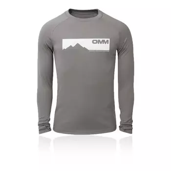 Спортивный топ OMM Bearing Long Sleeved Running, серый