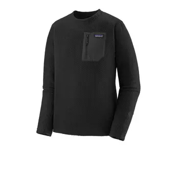 Спортивный топ Patagonia R1 Air Fleece Crew, черный