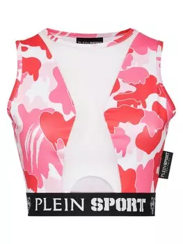 Спортивный топ Plein Sport, цвет Fuchsia/Rose