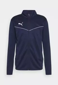 Спортивный топ Puma TEAMRISE, цвет Peacoat/White